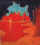 Maurice Denis Spots of Sunlight on the Terrace oil on canvas
